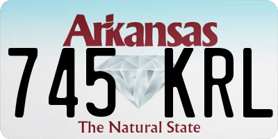 AR license plate 745KRL