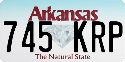 AR license plate 745KRP