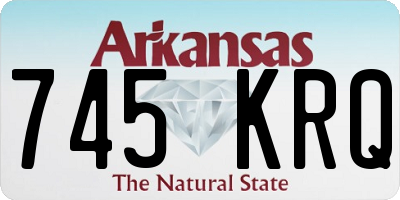 AR license plate 745KRQ