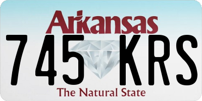 AR license plate 745KRS