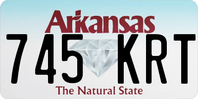 AR license plate 745KRT