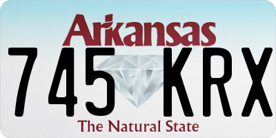 AR license plate 745KRX