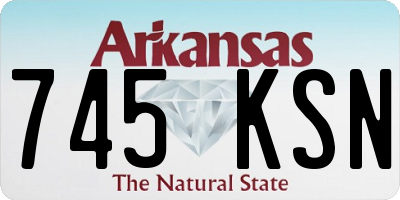 AR license plate 745KSN
