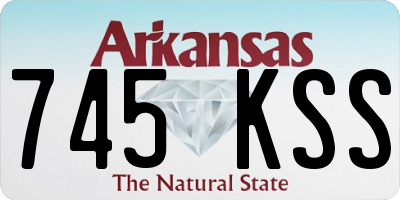 AR license plate 745KSS