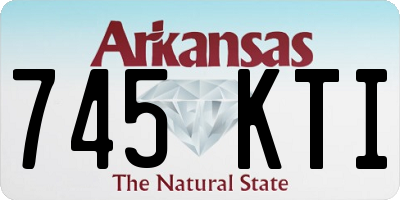 AR license plate 745KTI