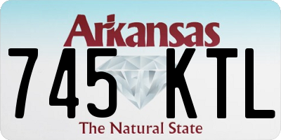 AR license plate 745KTL
