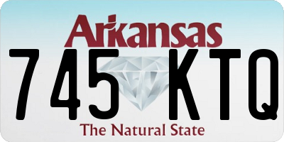 AR license plate 745KTQ