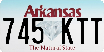 AR license plate 745KTT