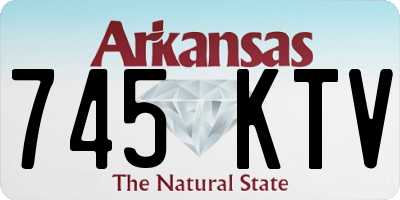 AR license plate 745KTV