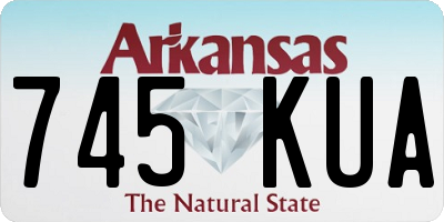 AR license plate 745KUA