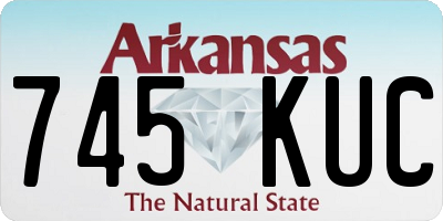 AR license plate 745KUC