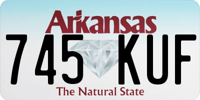 AR license plate 745KUF