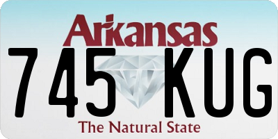 AR license plate 745KUG