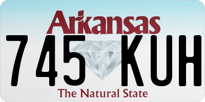 AR license plate 745KUH