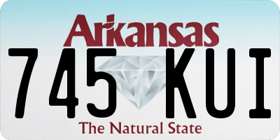 AR license plate 745KUI