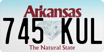 AR license plate 745KUL