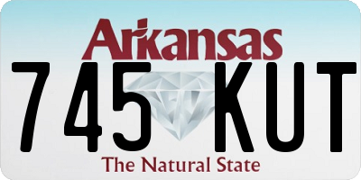 AR license plate 745KUT