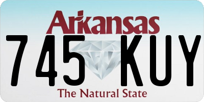 AR license plate 745KUY