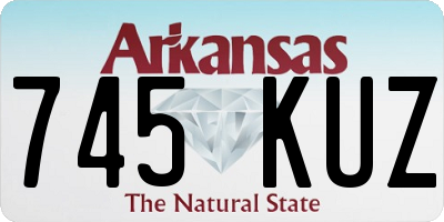 AR license plate 745KUZ