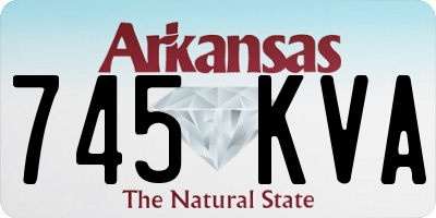 AR license plate 745KVA