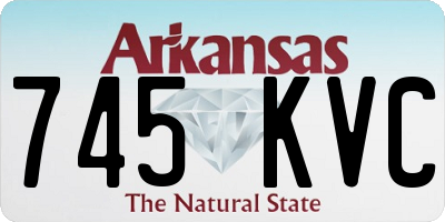 AR license plate 745KVC