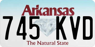 AR license plate 745KVD