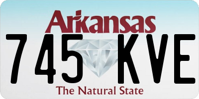 AR license plate 745KVE