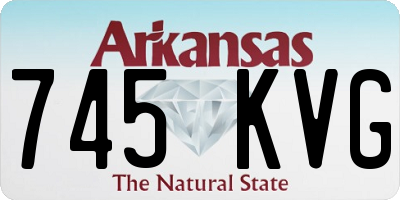 AR license plate 745KVG