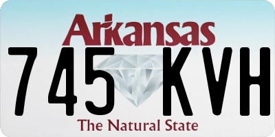 AR license plate 745KVH
