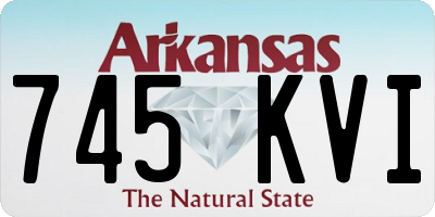 AR license plate 745KVI