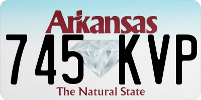 AR license plate 745KVP