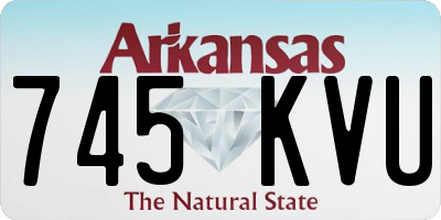 AR license plate 745KVU