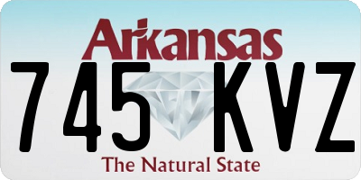 AR license plate 745KVZ