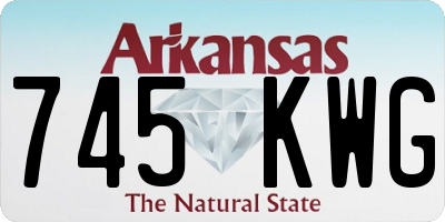 AR license plate 745KWG