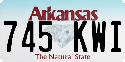 AR license plate 745KWI