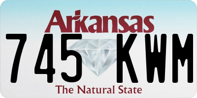 AR license plate 745KWM