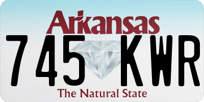 AR license plate 745KWR