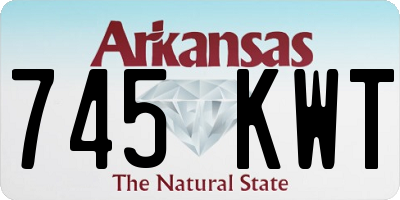 AR license plate 745KWT