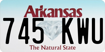 AR license plate 745KWU