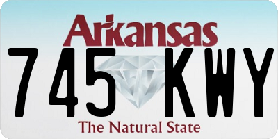 AR license plate 745KWY