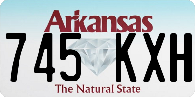 AR license plate 745KXH
