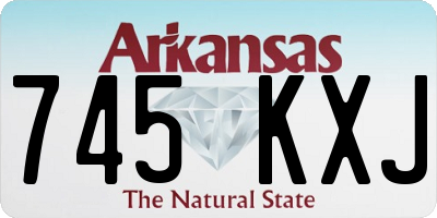 AR license plate 745KXJ
