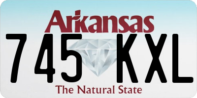 AR license plate 745KXL