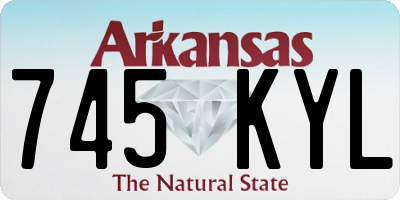 AR license plate 745KYL