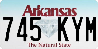 AR license plate 745KYM