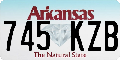 AR license plate 745KZB