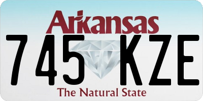 AR license plate 745KZE