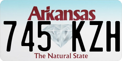 AR license plate 745KZH