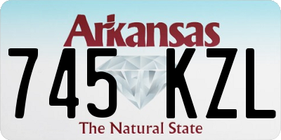 AR license plate 745KZL