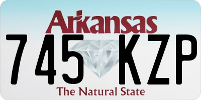 AR license plate 745KZP